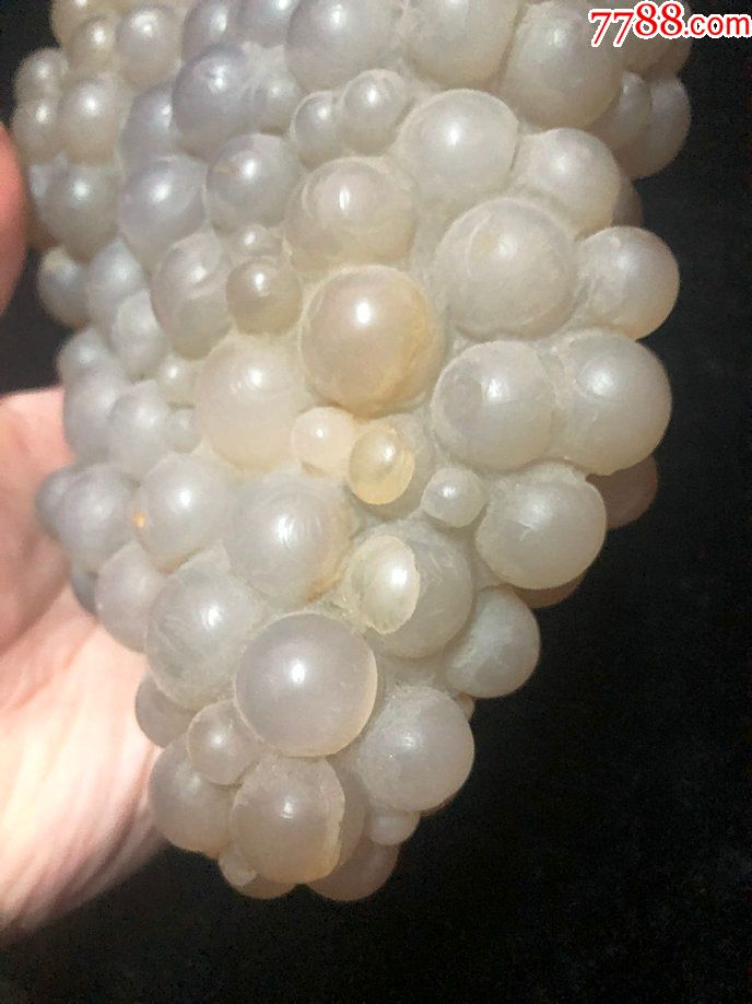 珠宝玉石奇石收藏品深海珍珠玛瑙金蛋玛瑙白玛瑙摆件