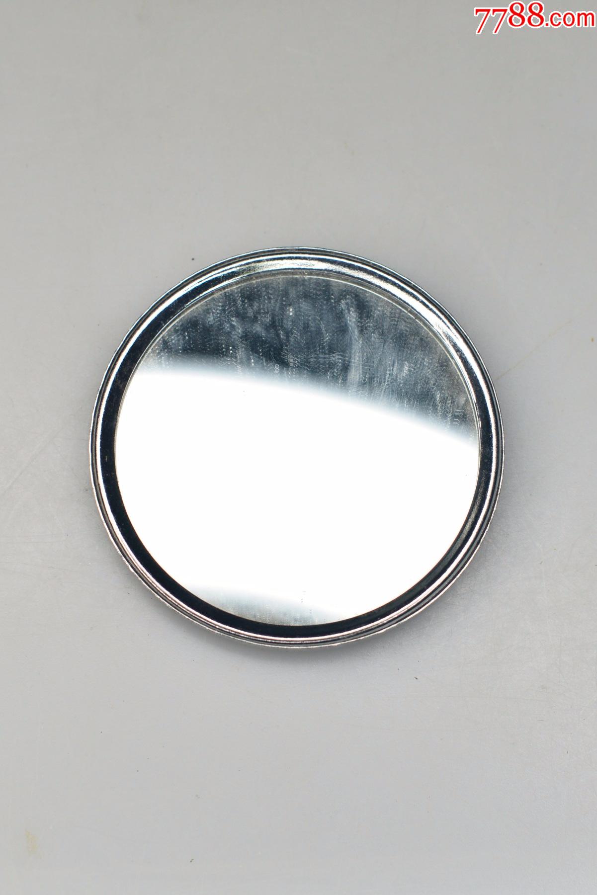 80年代上海奉城手工业社阴历旧历日历款老玻璃小镜子老式怀旧古董