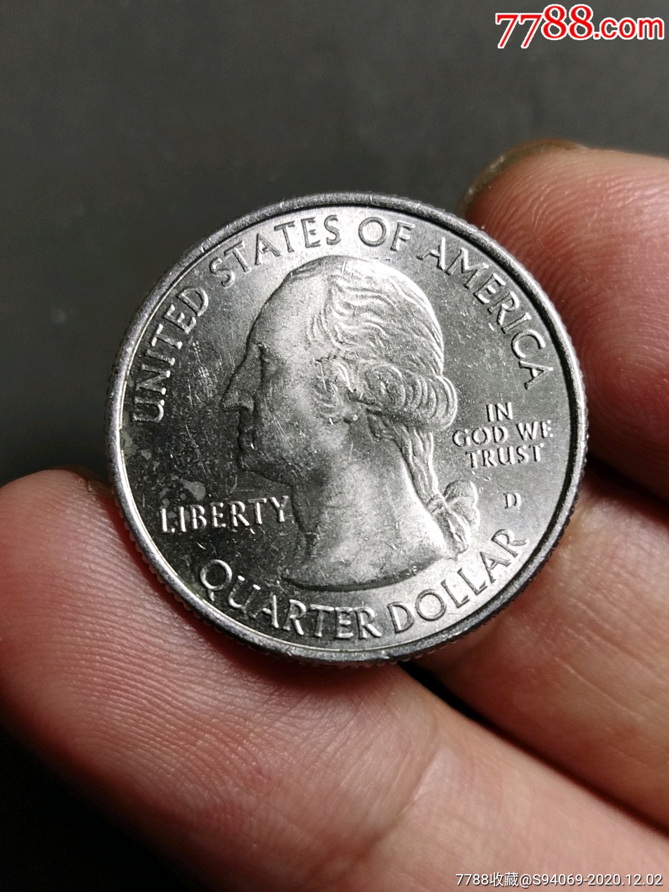 美国纪念币-外国钱币-7788松花砚