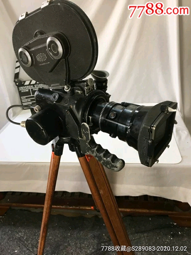 50年代德国古董16毫米阿莱arriflex电影胶片摄影机安琴镜头