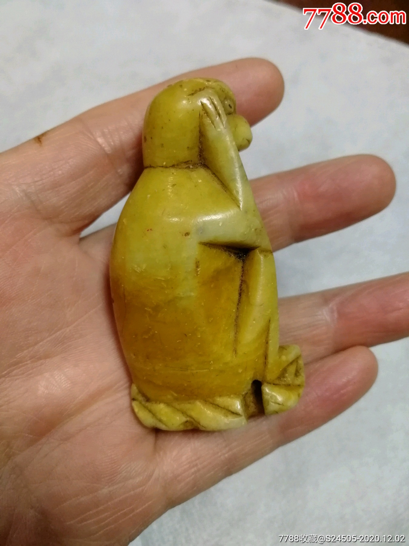 明代老雕小石猴