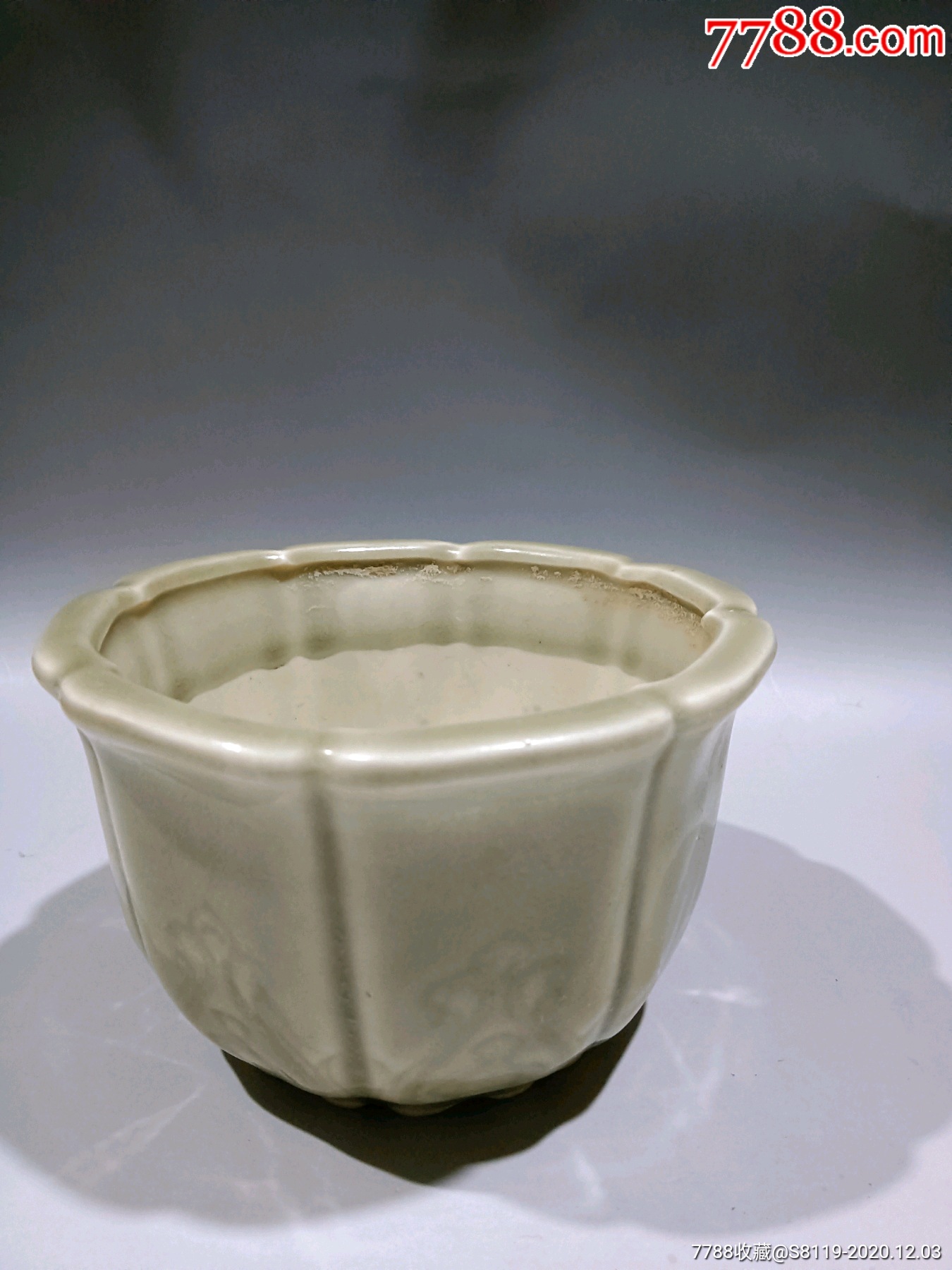 七八十年代汝瓷花盆
