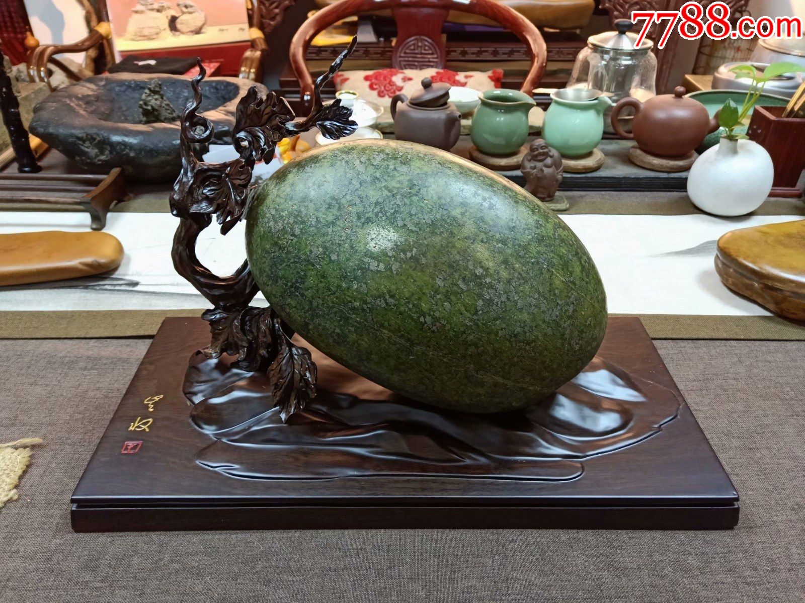 西瓜〓西藏藏玉奇石&观赏石_其他玉石/玉器_西藏天蕃藏宝工作室