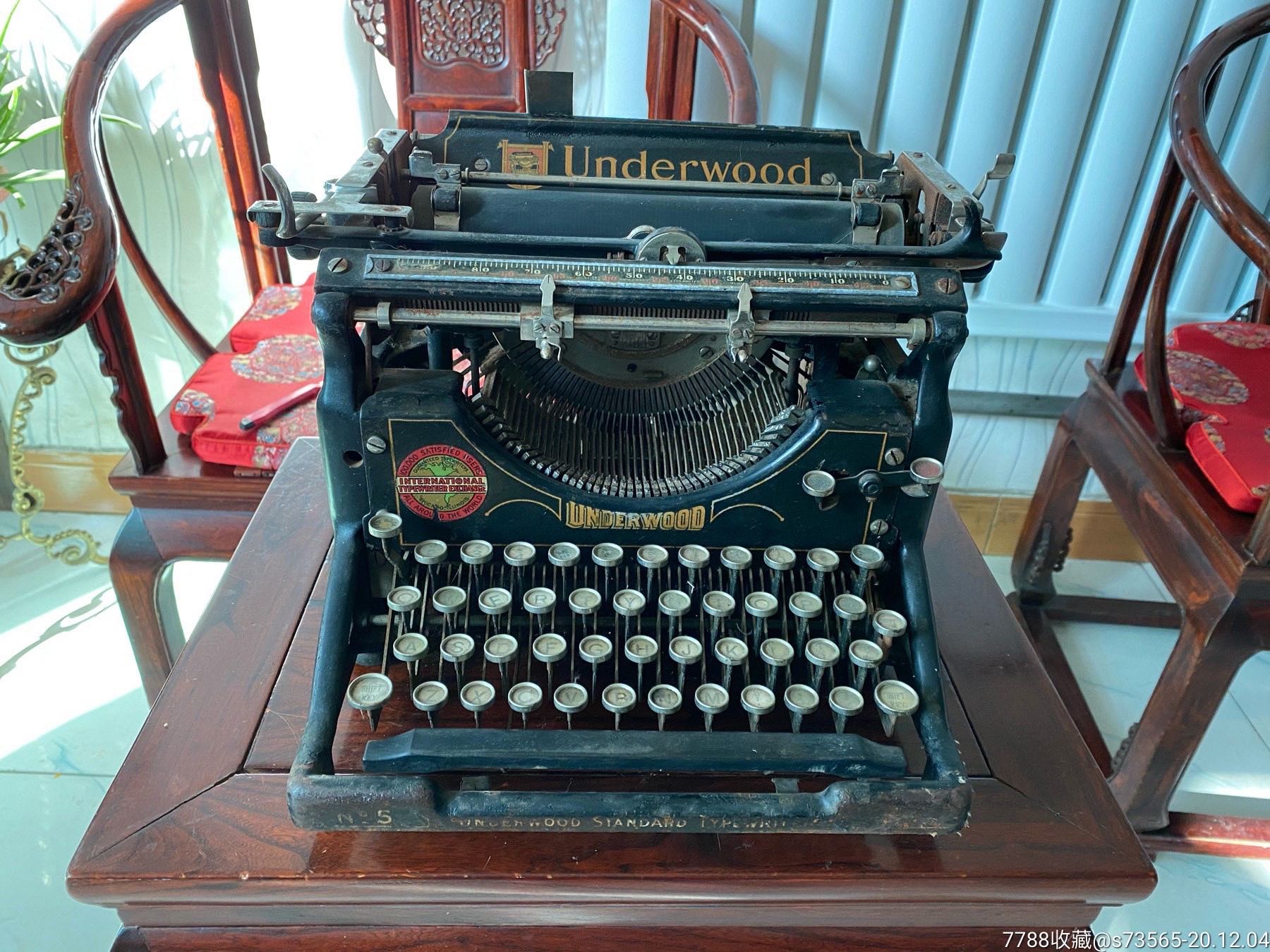 1923年古董打字机-打字机-7788放映机