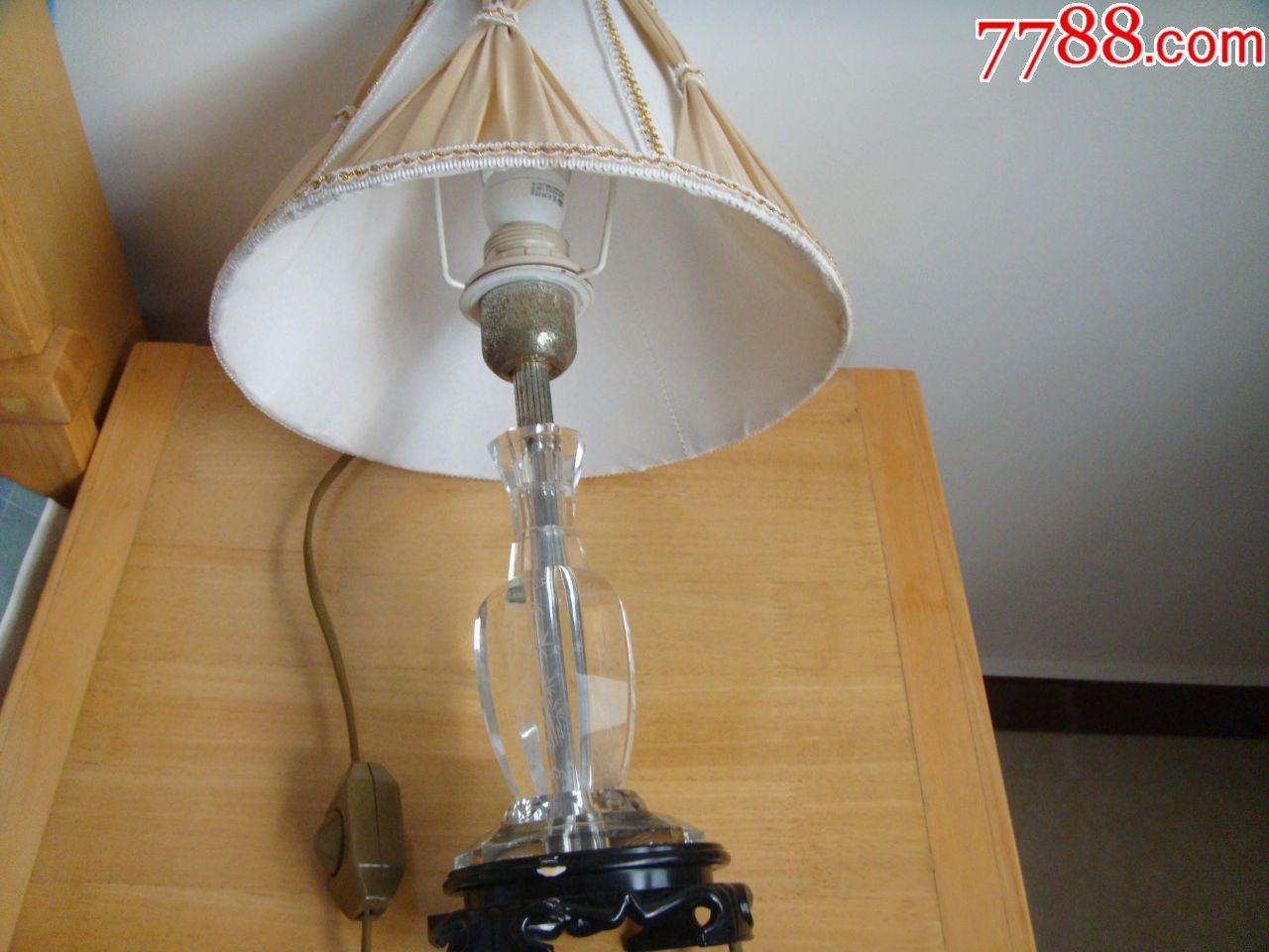 水晶柱老台灯收藏
