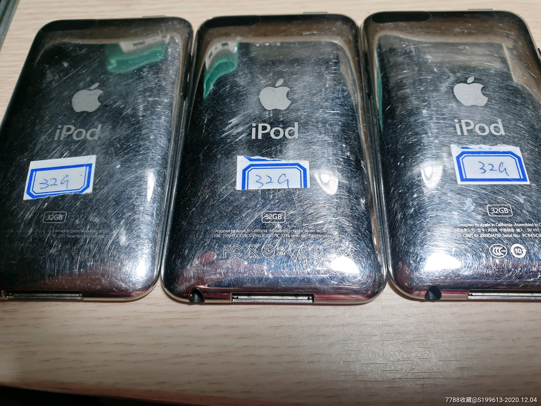 8新,苹果ipodtouch3代(8g)(32g)播放器,8g有4台,40-随身听/mp3-7788