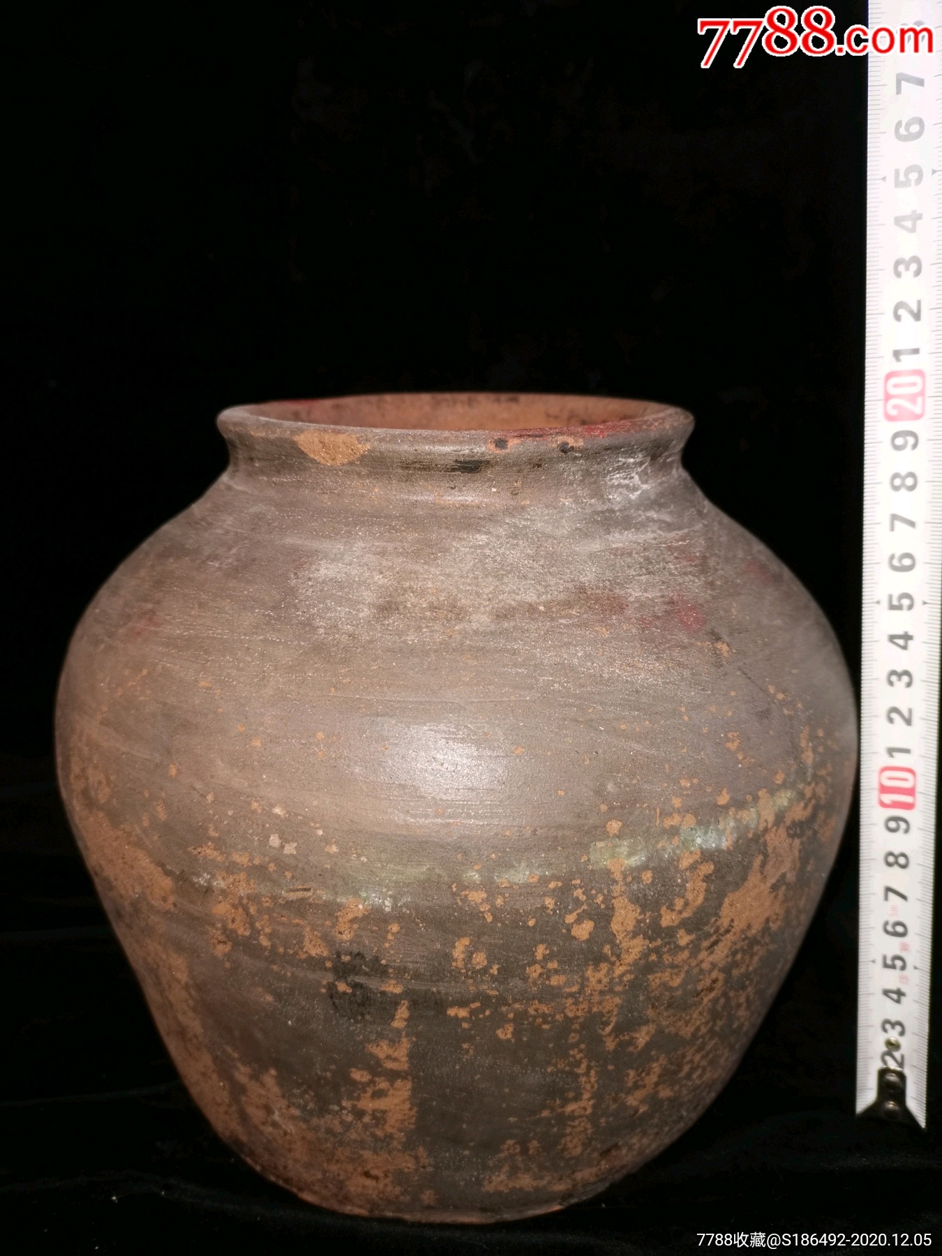 清朝老紫砂罐子