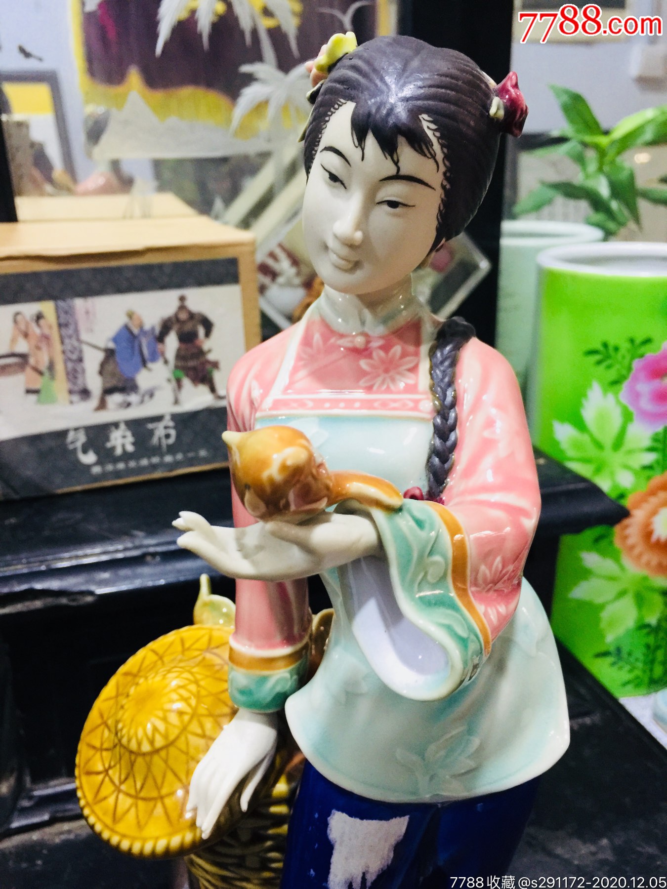 田螺姑娘-雕塑瓷/瓷雕-7788陶瓷