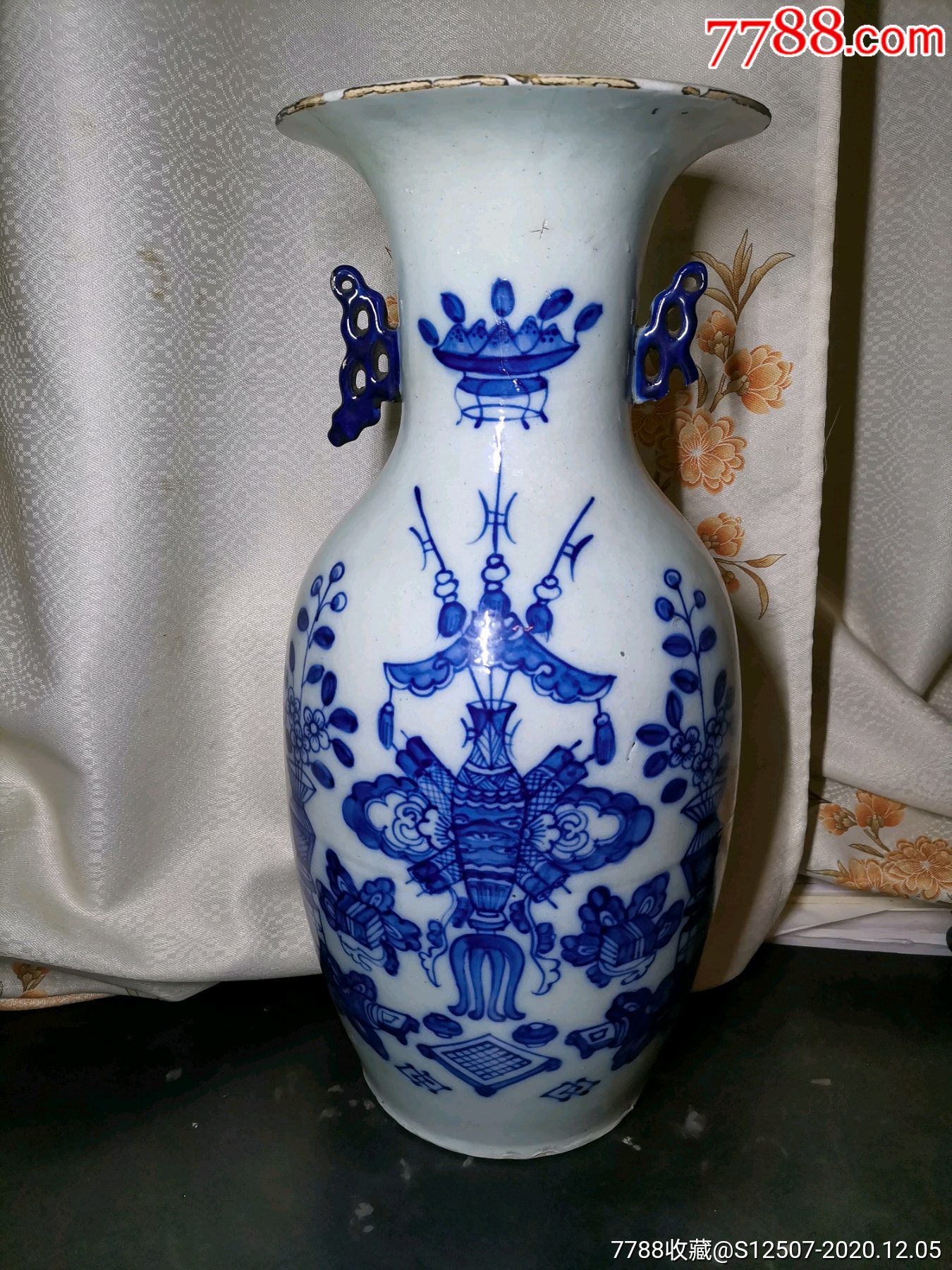 150件连升三级青花大瓶_价格1200元【风义堂】_第1张_7788收藏__收藏