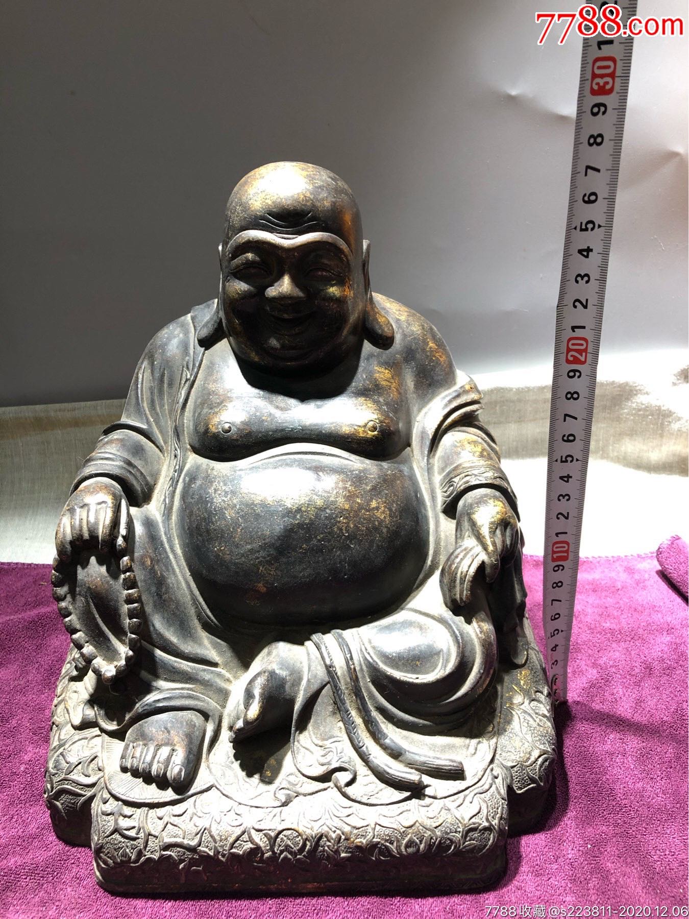 铜器弥勒佛摆件一尊_铜像/铜佛像_永恒不变的你【7788书画网】