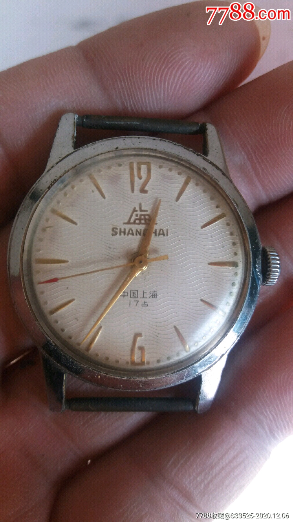 国表==半钢【上海581】波浪纹盘面-手表/腕表-7788手表收藏
