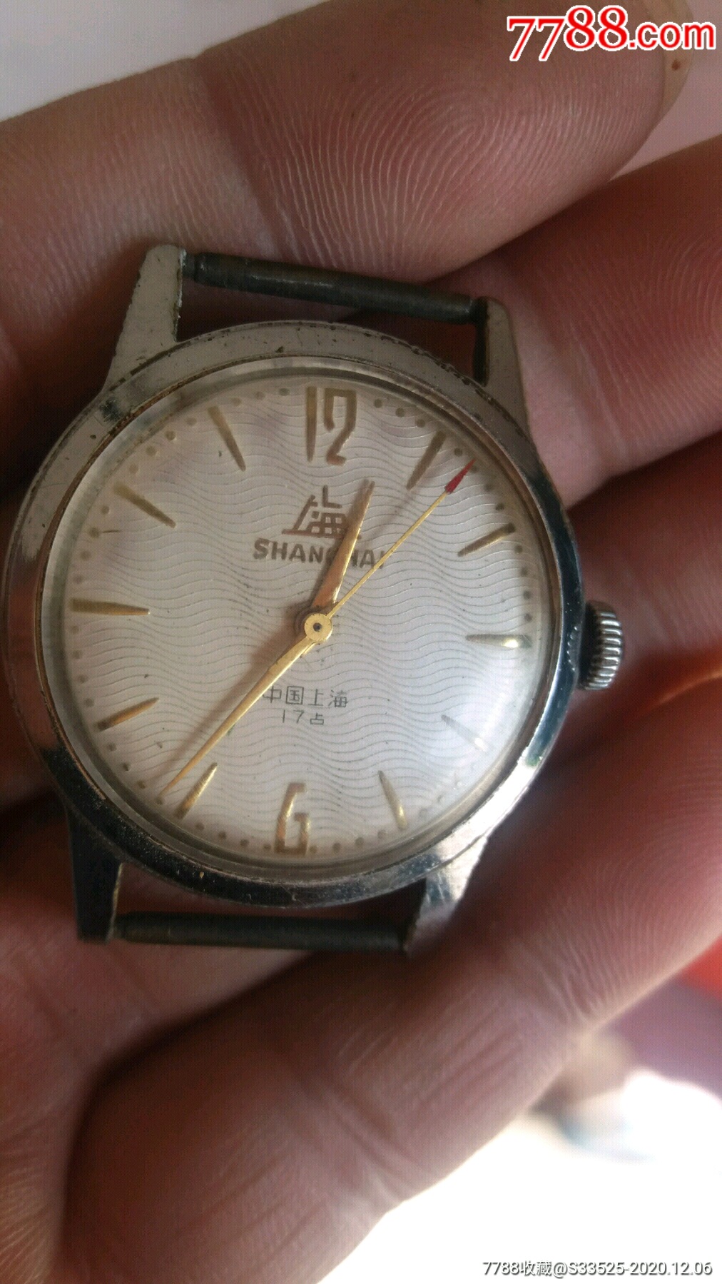 国表==半钢【上海581】波浪纹盘面-手表/腕表-7788手表收藏