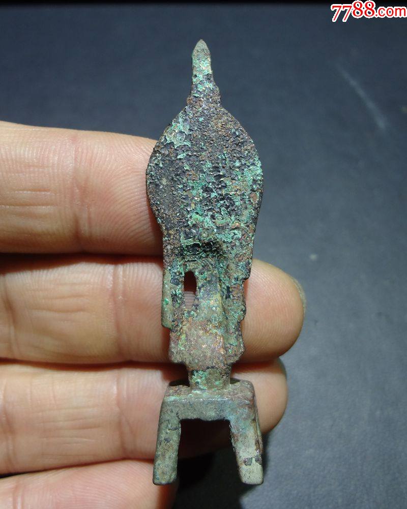 北魏青铜鎏金板凳佛一尊-价格:3500.