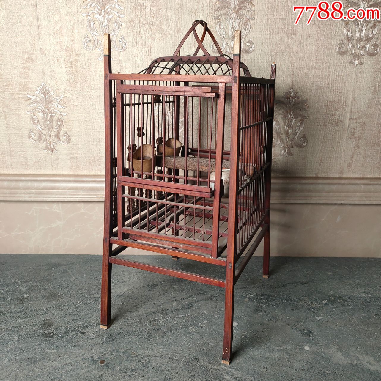 清代鸟笼竹笼徽派鸟笼精品