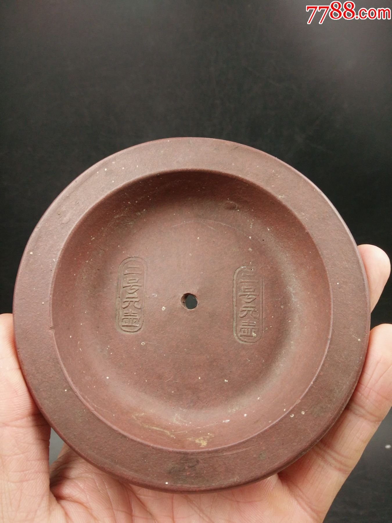 民国老紫砂壶盖