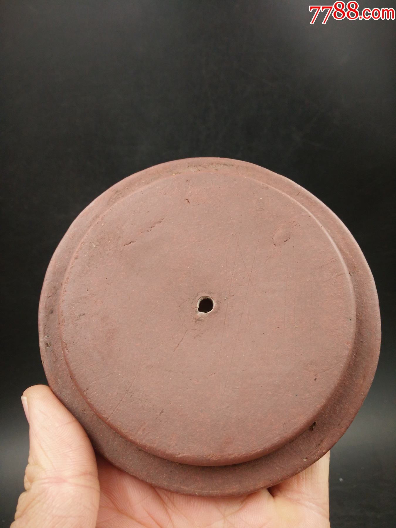 民国老紫砂壶盖