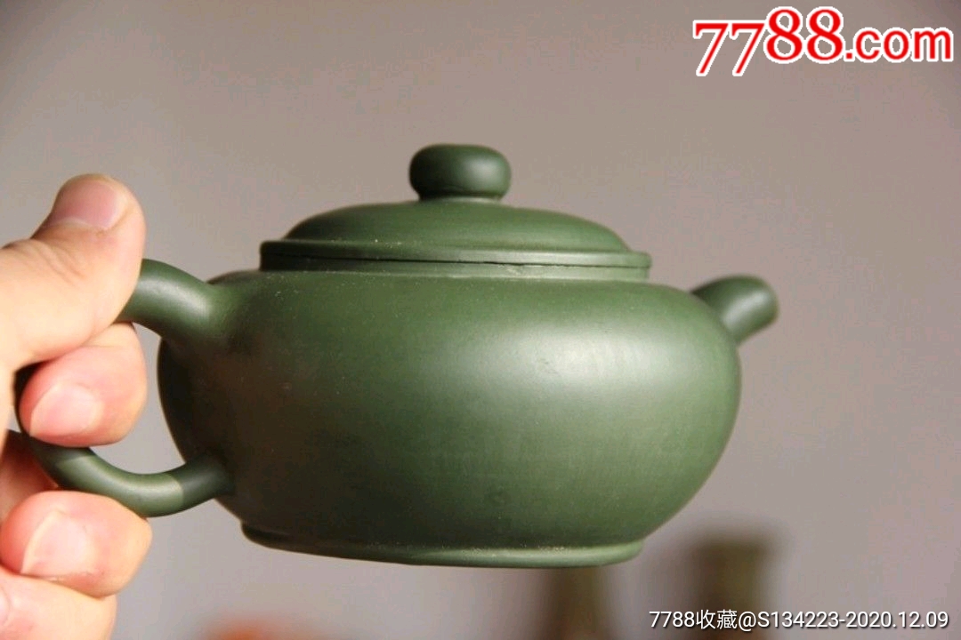 紫砂绿泥紫砂壶-其他紫砂-7788陶器收藏
