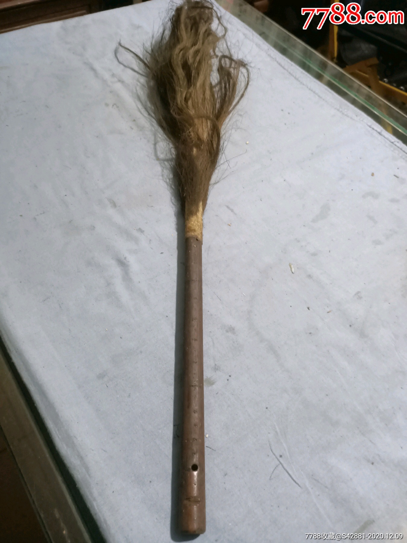 清代牛尾佛尘高70厘米