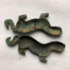 古玩杂项收藏战国晚期秦国兵符虎符战国杜虎符古代兵符包邮