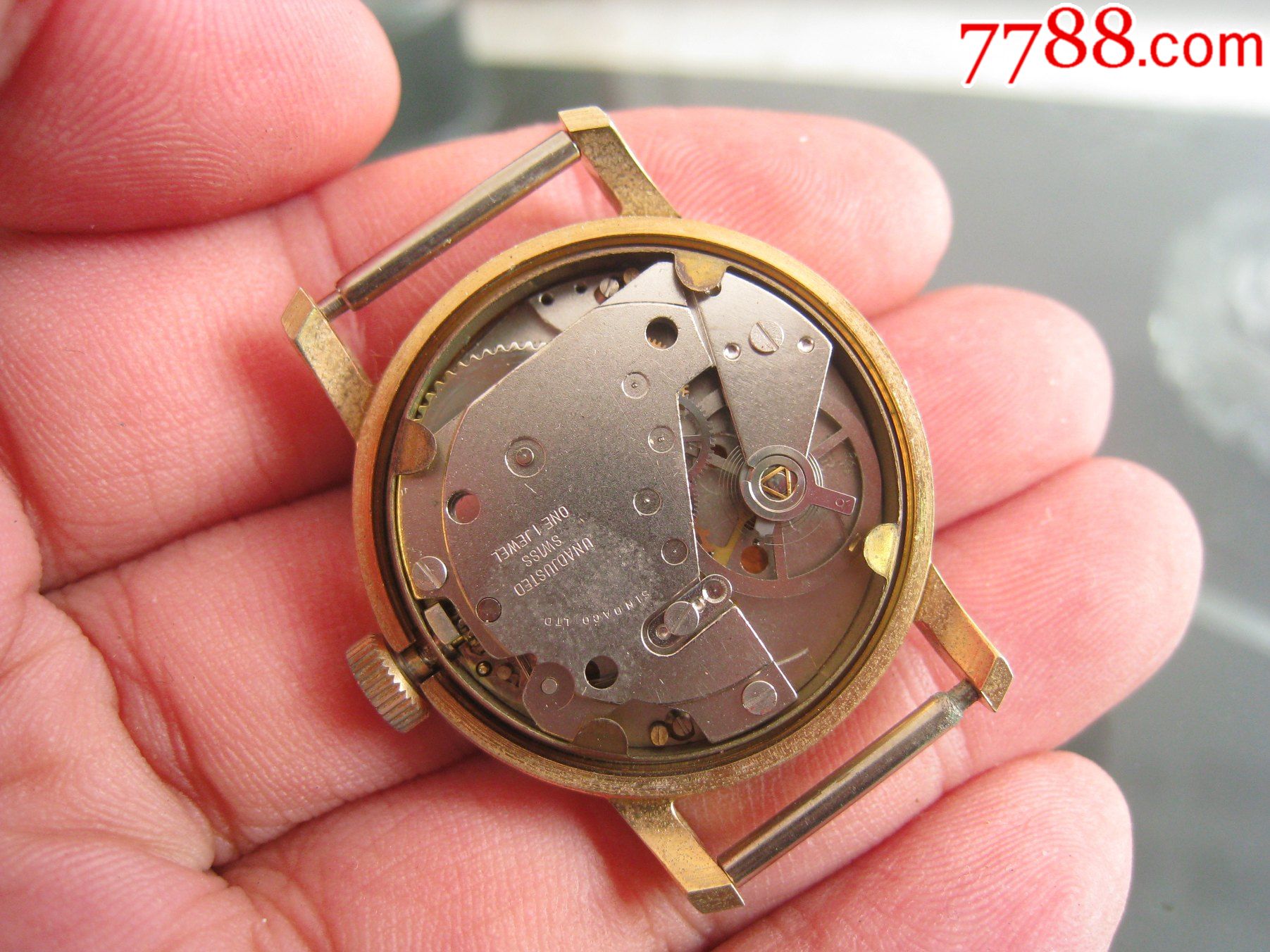 瑞士古董表镀金urbanlocarno中古表(手动机械)男中性好品-手表/腕表
