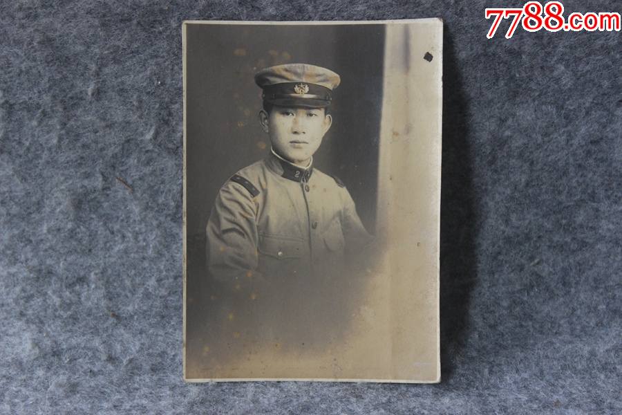 二战日本军官留念相片昭和十年保真原版老照片102*73mmzz.3035