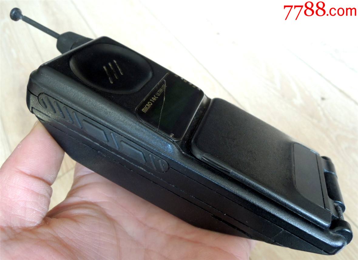 怀旧收藏201290年代美国原装摩托罗拉9900模拟翻盖手机大哥大