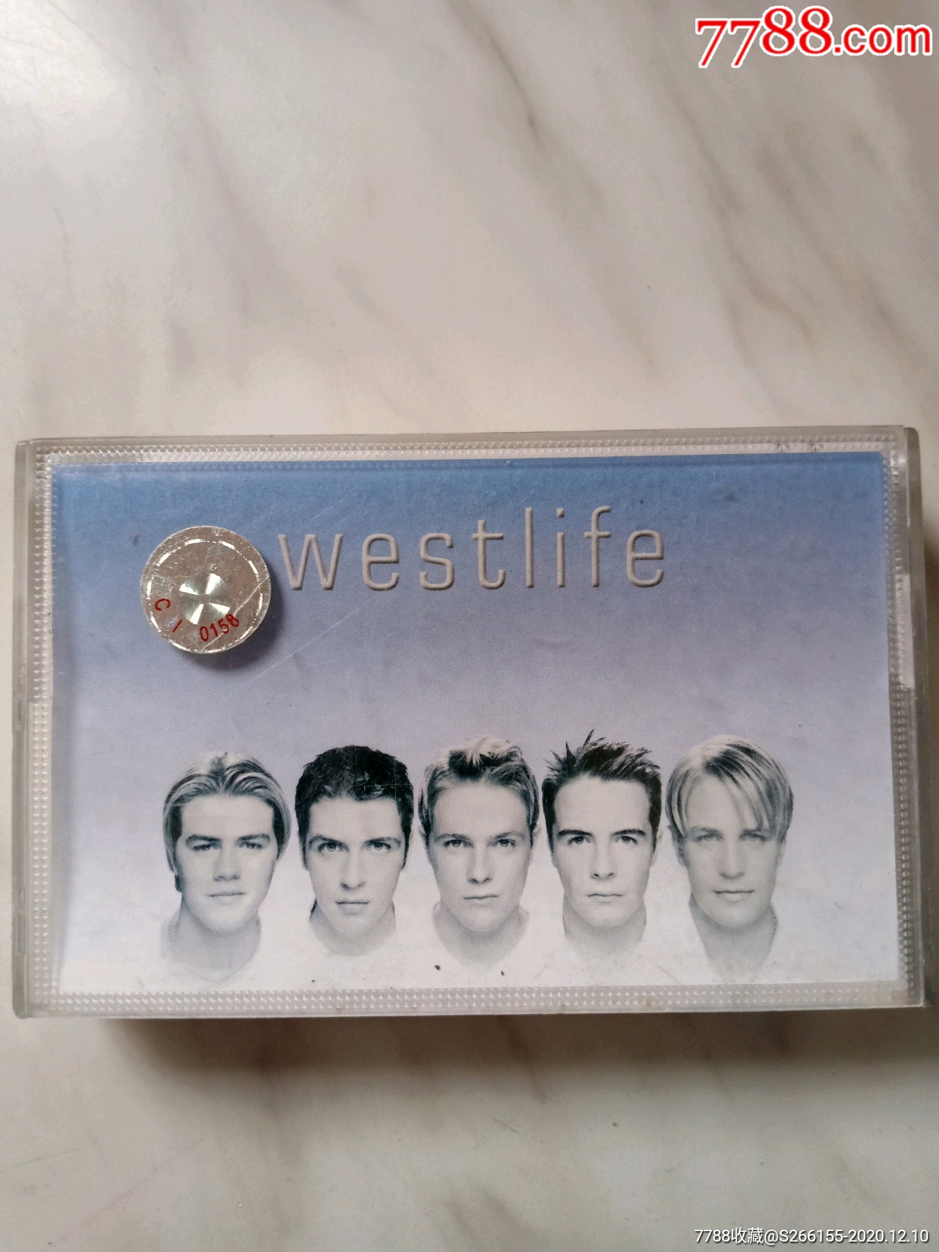 磁带西城男孩合唱团首张同名专辑.