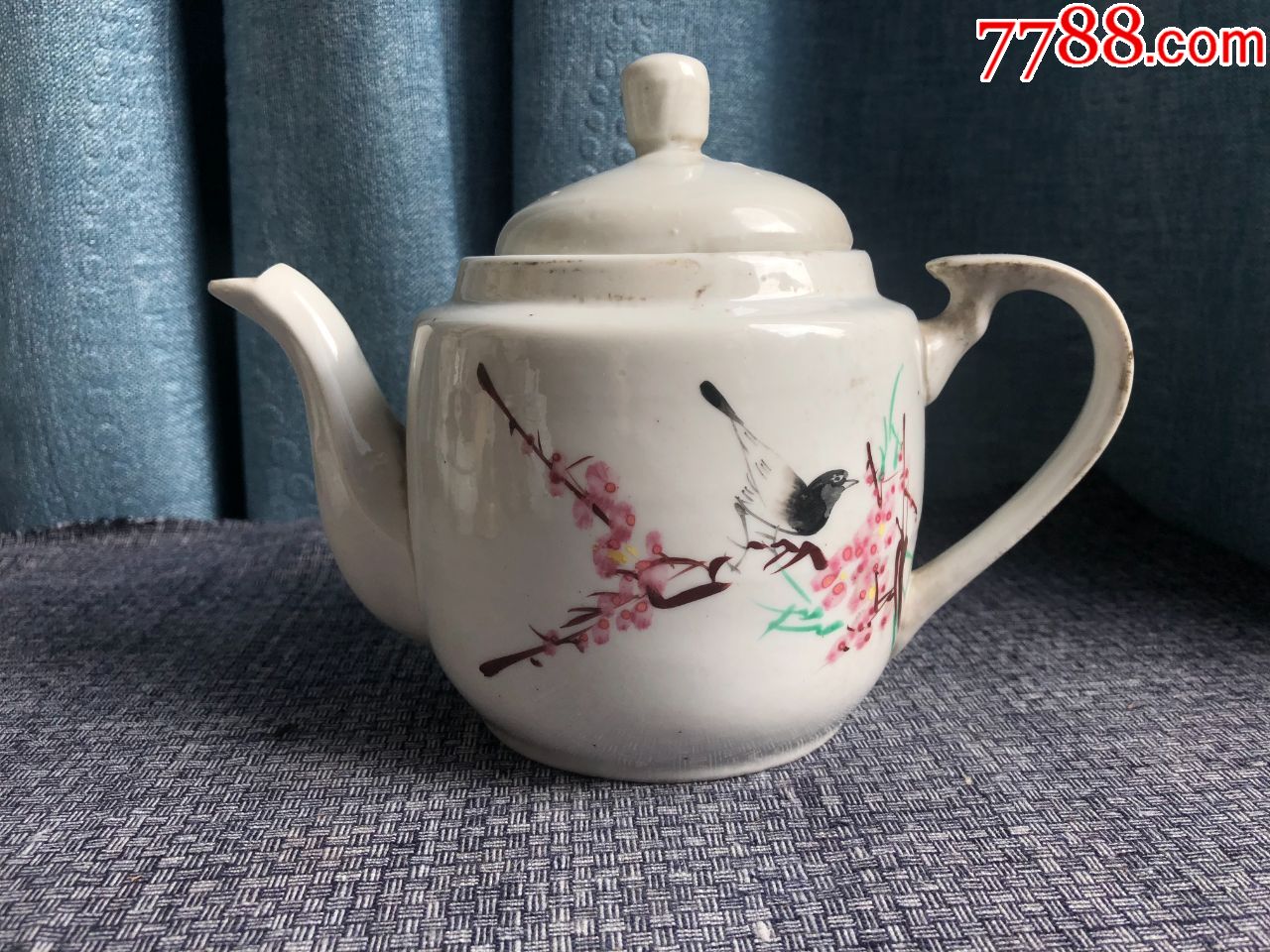 50年代老手绘茶壶(大号)