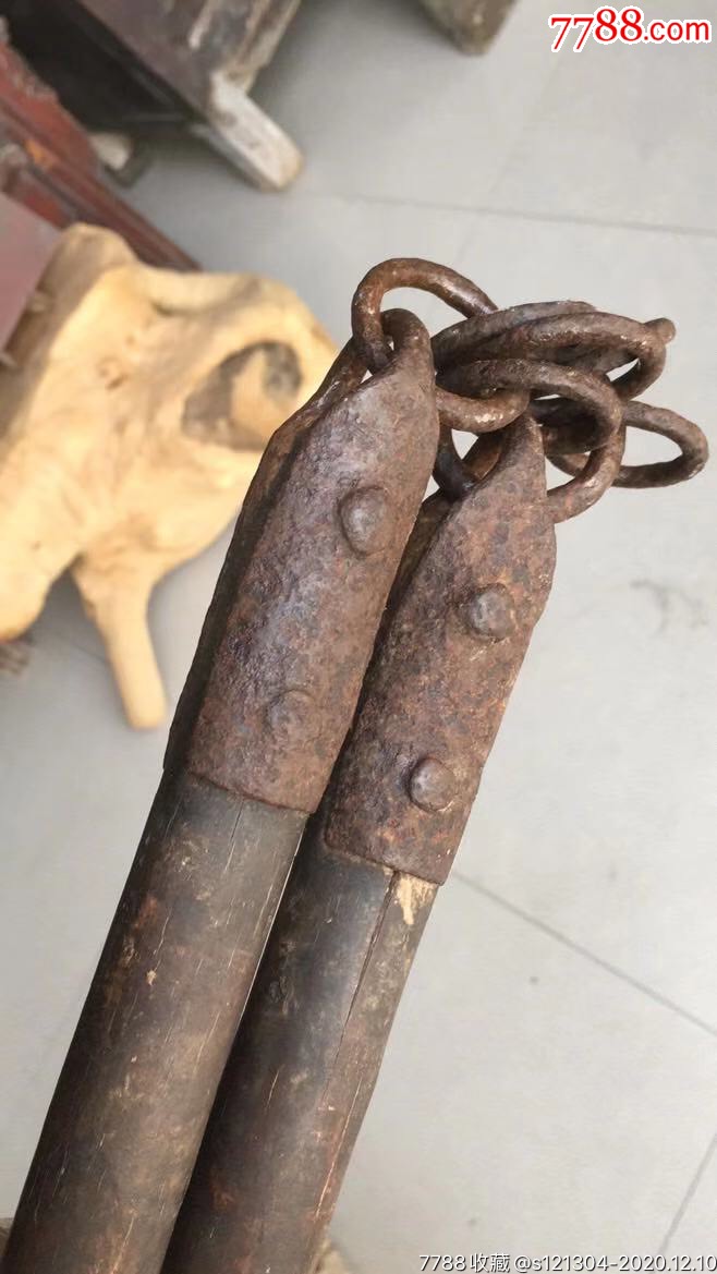 清代双节棍老兵器