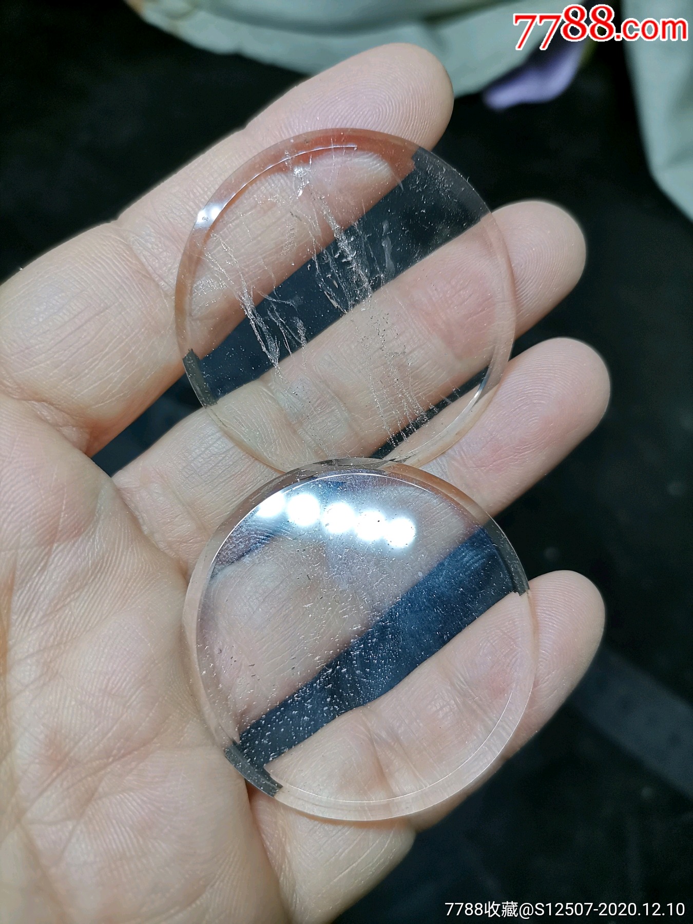 淡色水晶片一对-价格:200元-se77155314-墨镜/眼镜-零售-7788收藏