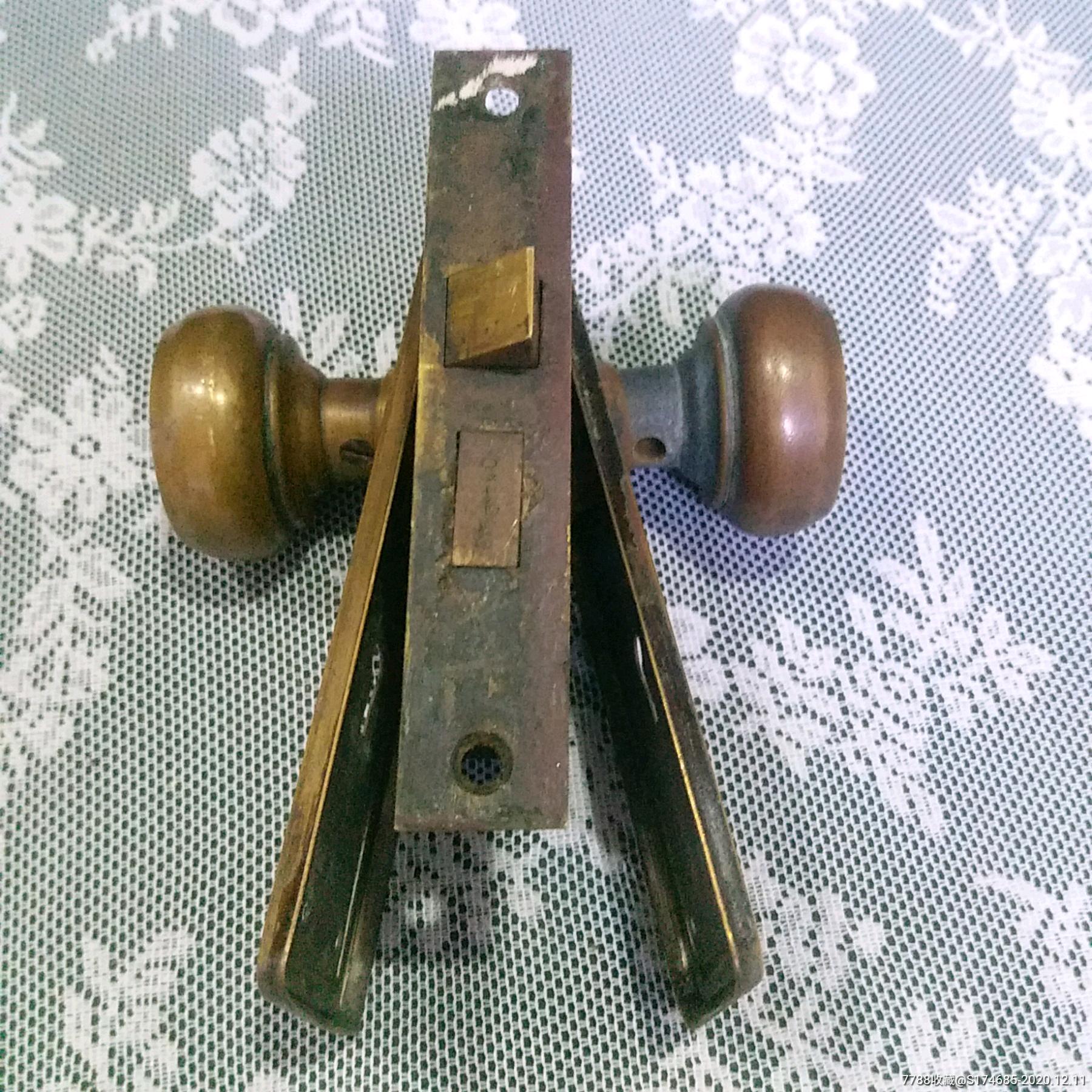 老上海老式铜门把手怀旧老摆件