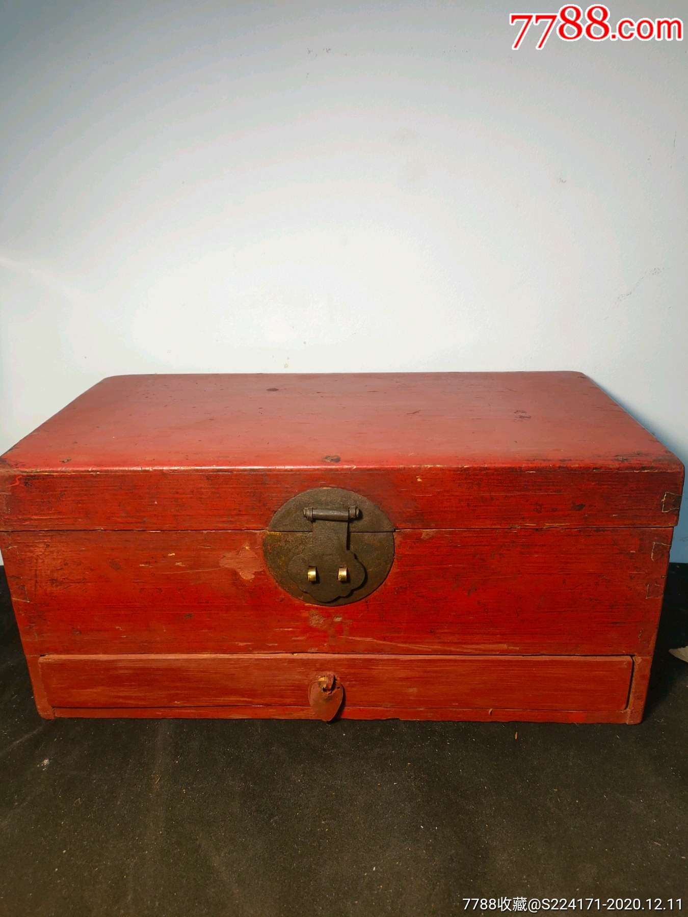 夹层老木箱-木盒/木匣-7788旧书网