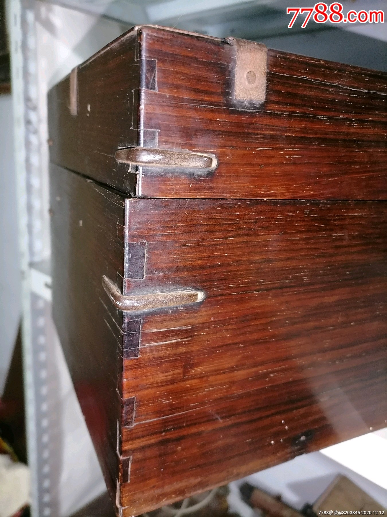 明清黄花梨书箱老料价值不菲识货的拿下老物件不退换看好再说吧不接受