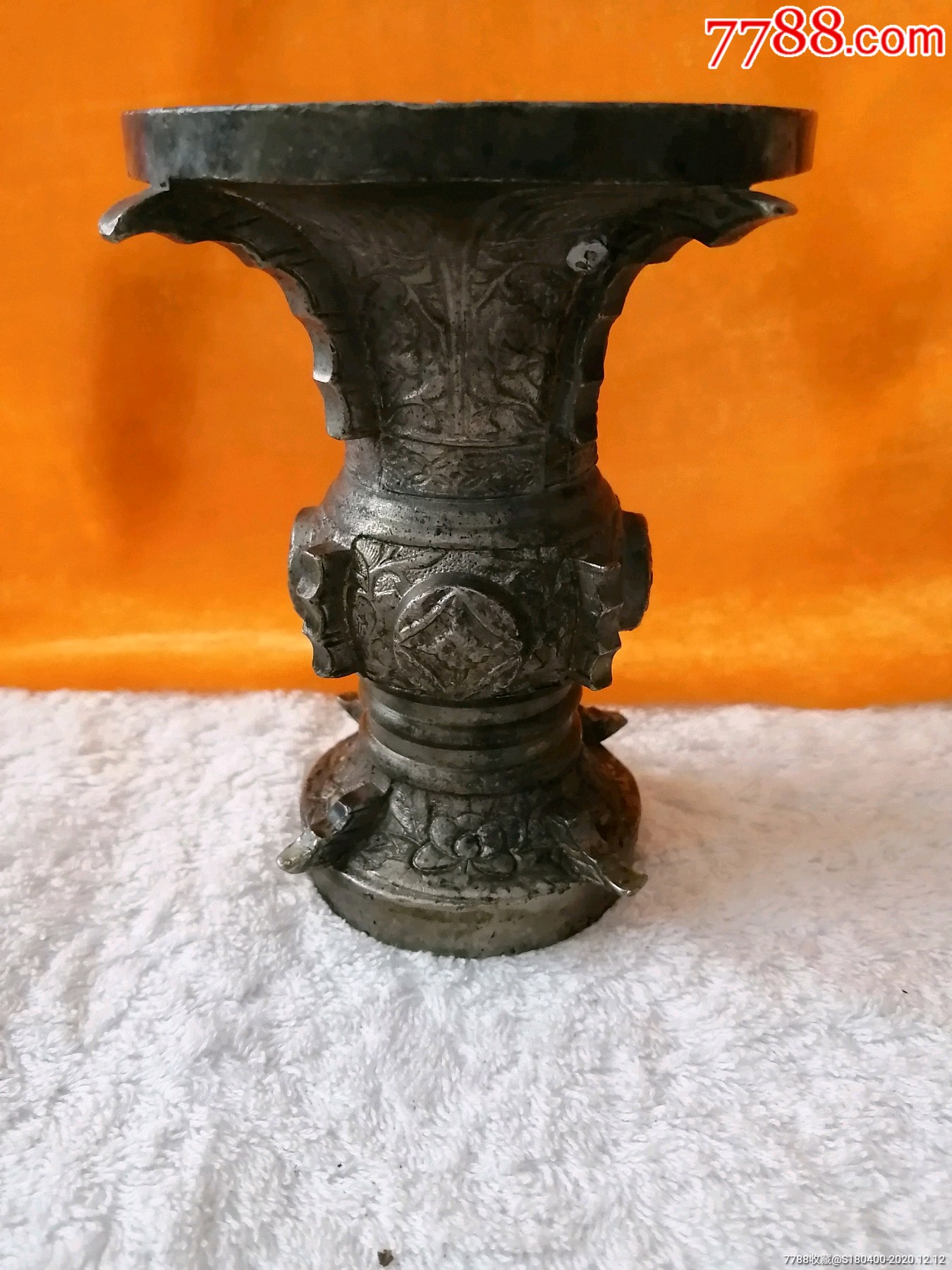 四角满工花瓶,花箍