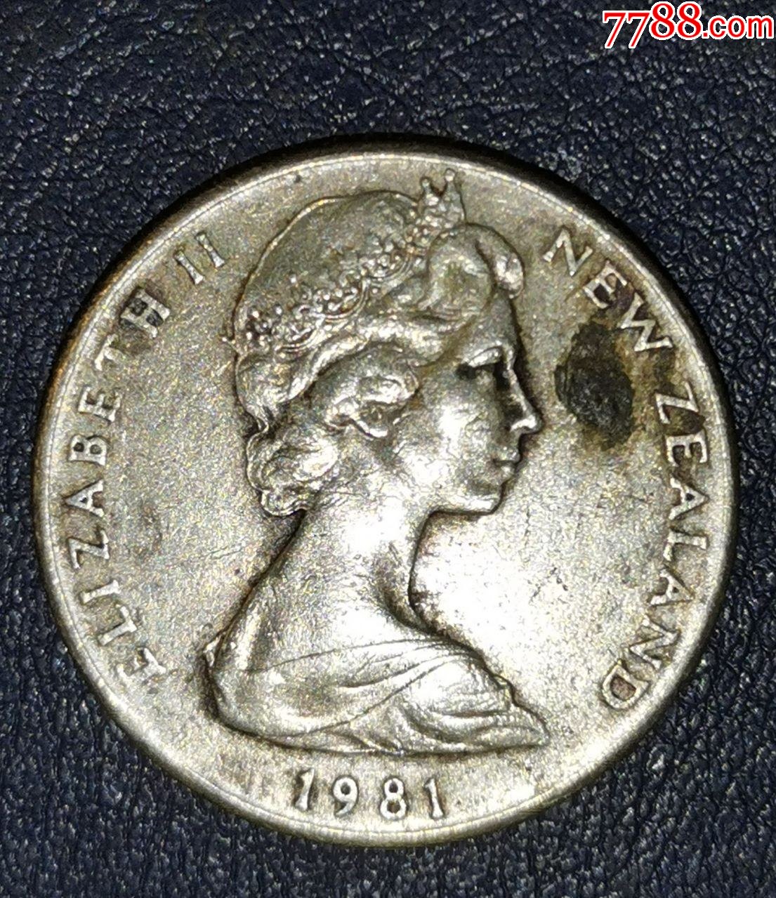 新西兰1981年20分硬币