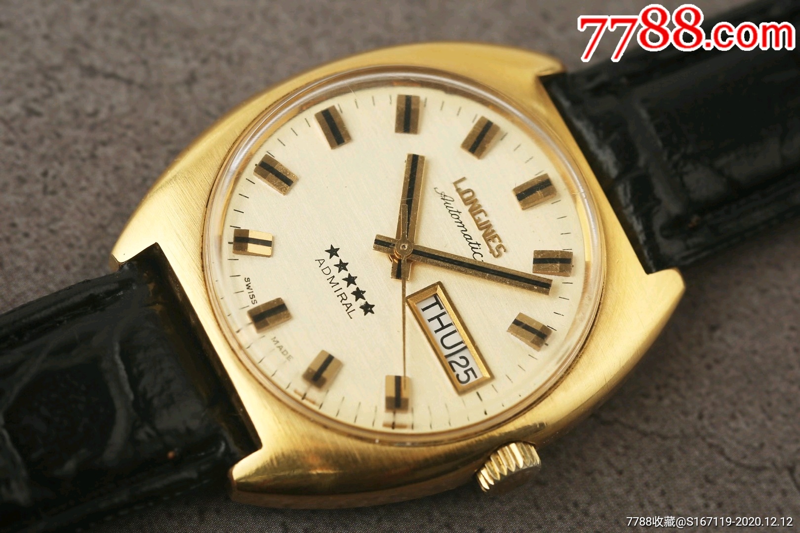 瑞士浪琴古董表五星上将大表径36_手表/腕表_第2张_7788钟表收藏