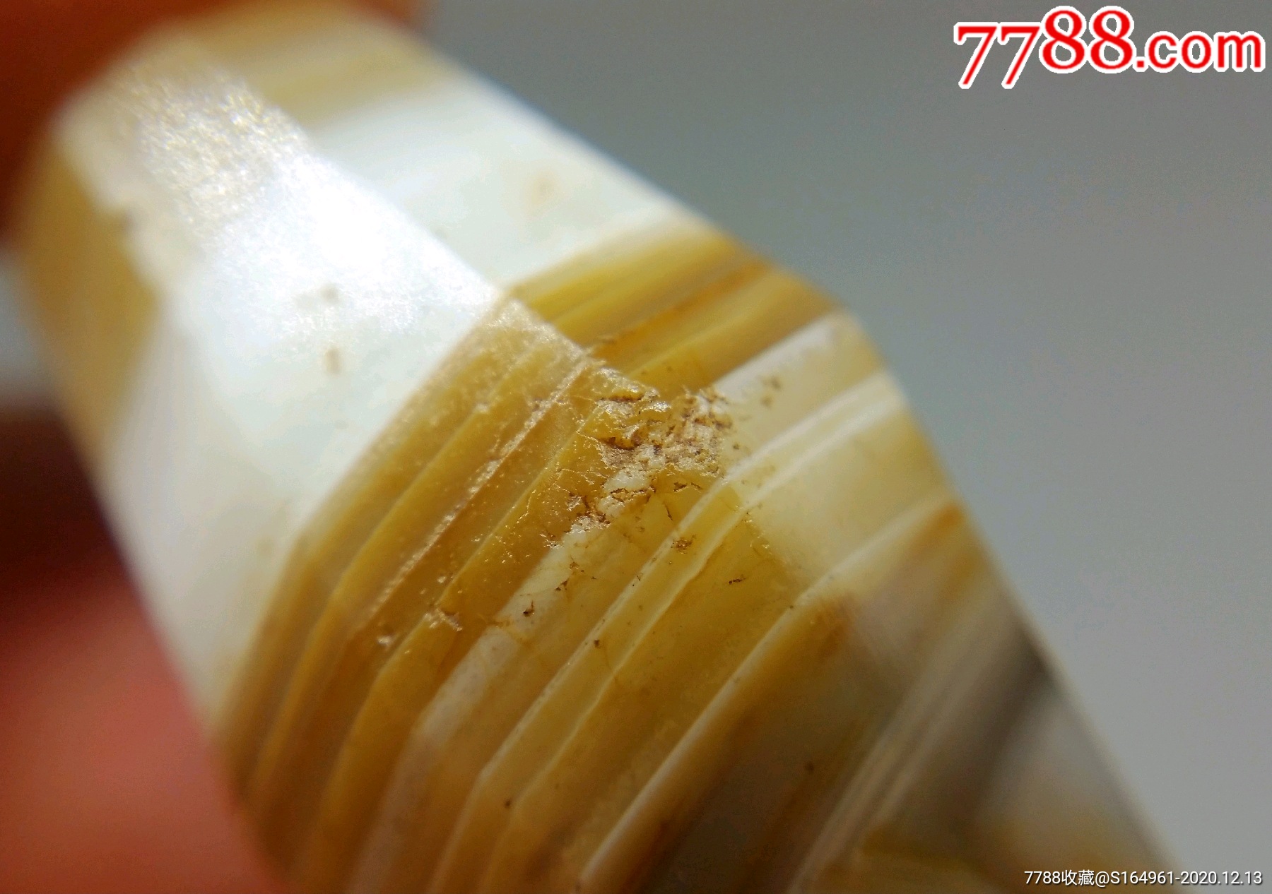 千年八棱缠丝玛瑙古珠