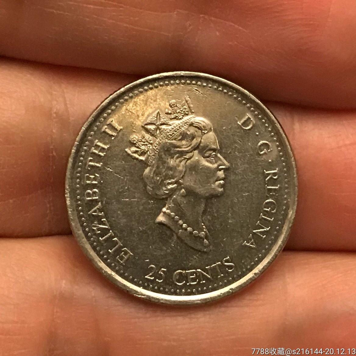 1999年加拿大硬币/25分