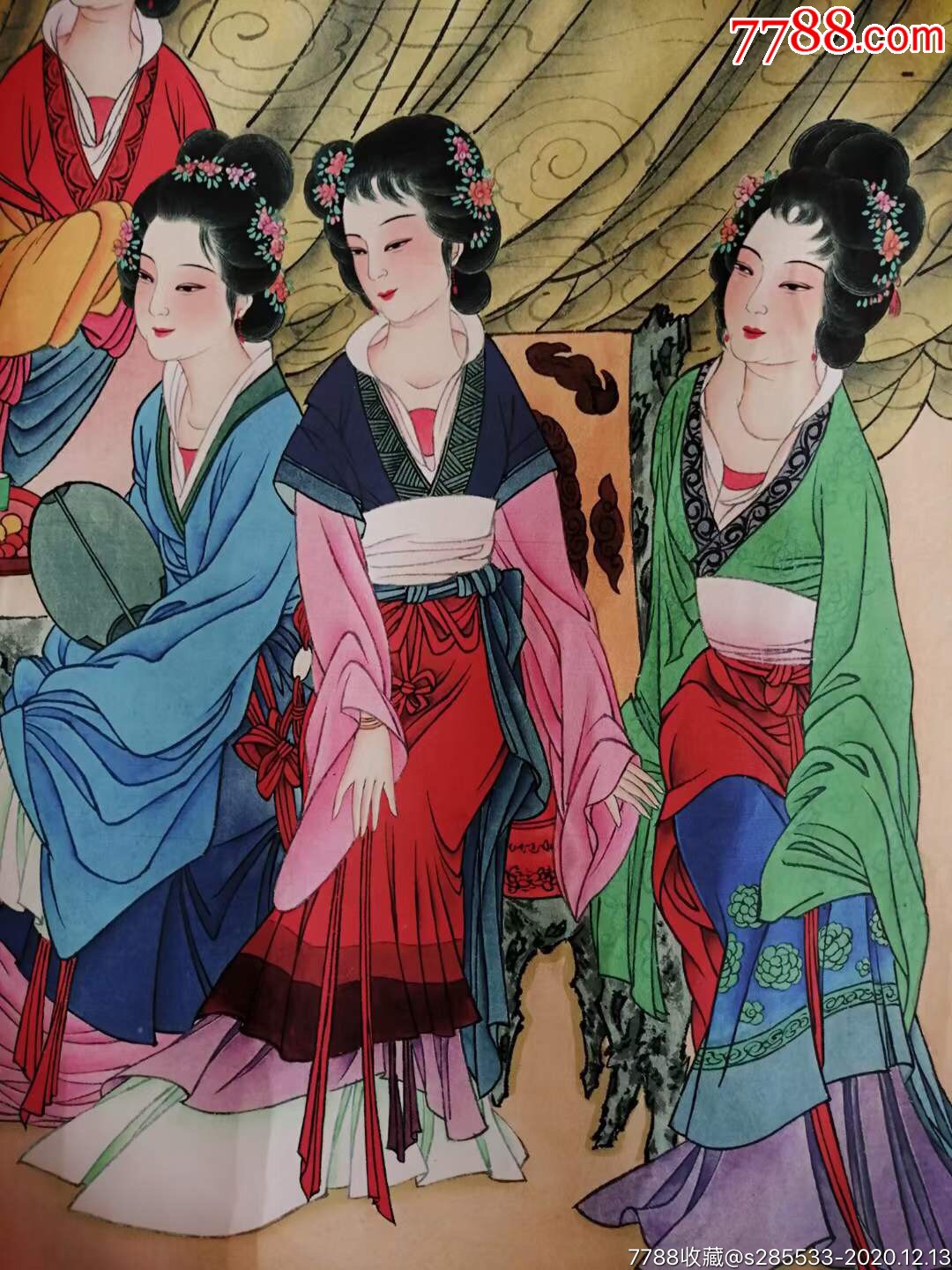 首页 零售 人物国画原作 >> 十二金钗_人物国画原作滚动鼠标滚轴,图片