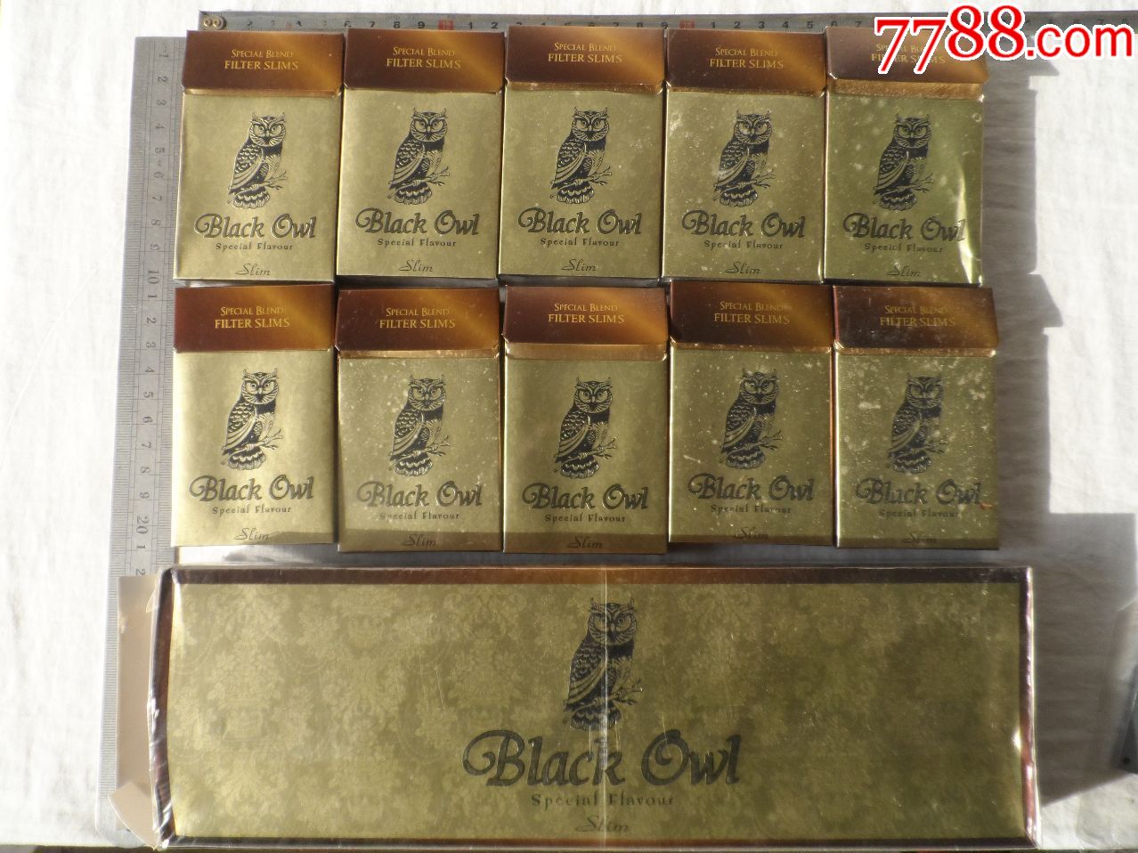猫头鹰(越南)牌香烟雪茄,细支10个(烟盒)【2020—12—13】