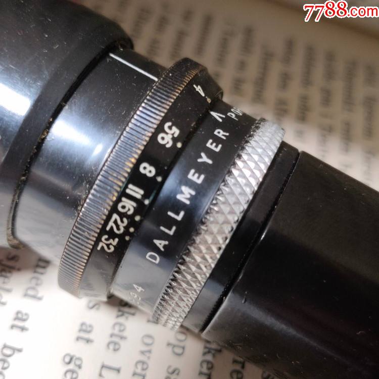 英国古董刀梅dallmeyer4inch75mmf4电影镜头c口好品干净通透