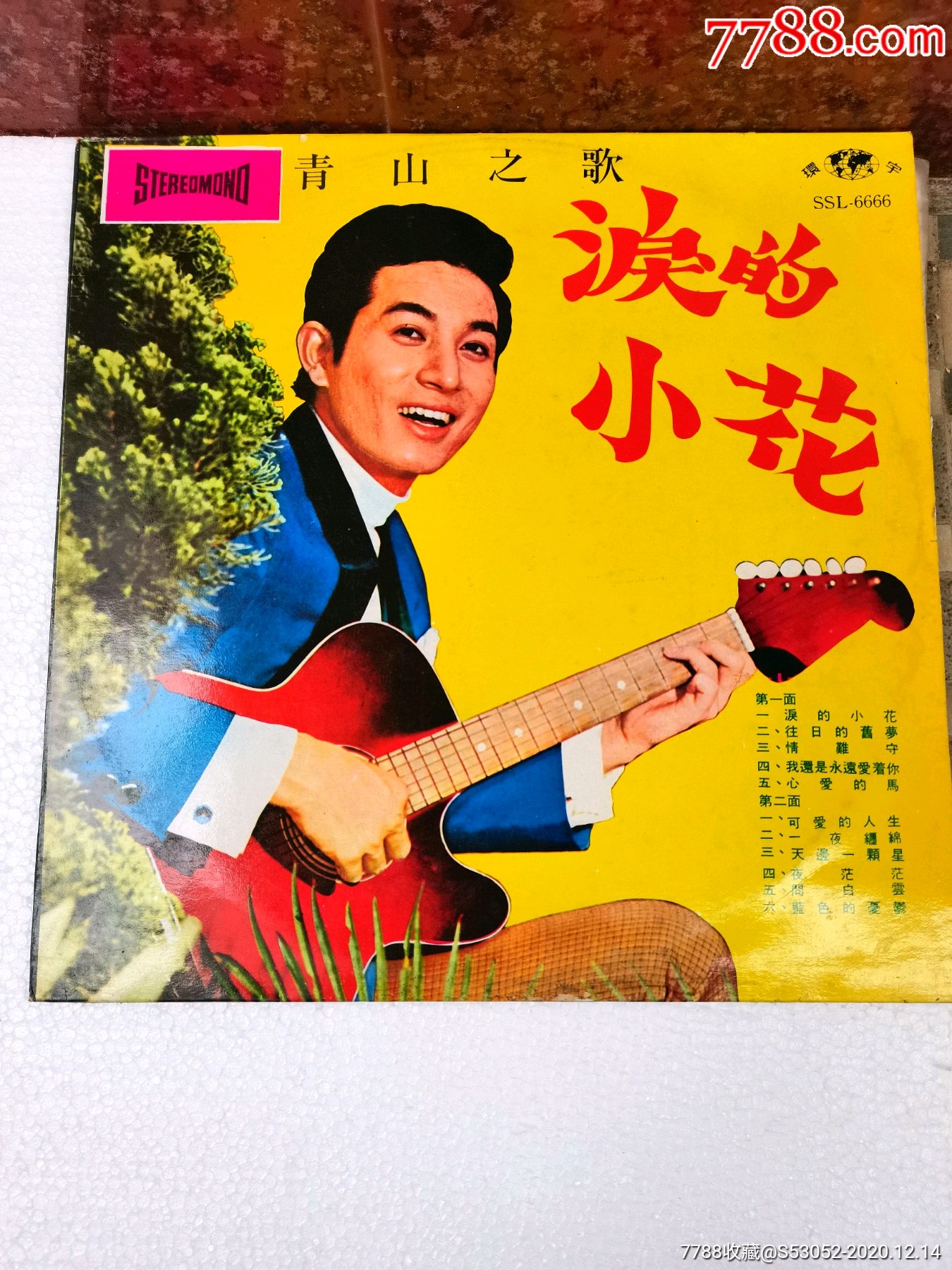 青山黑胶唱片泪的小花