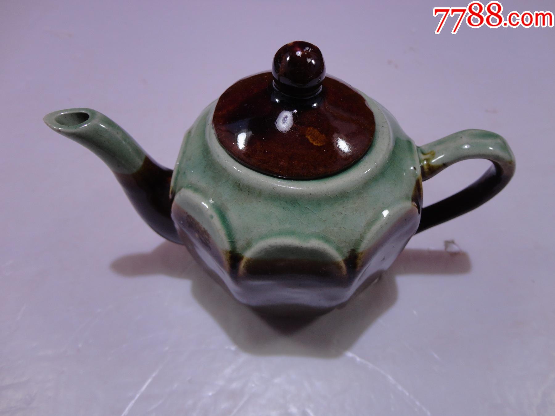 70年代陶瓷彩陶酒水壶