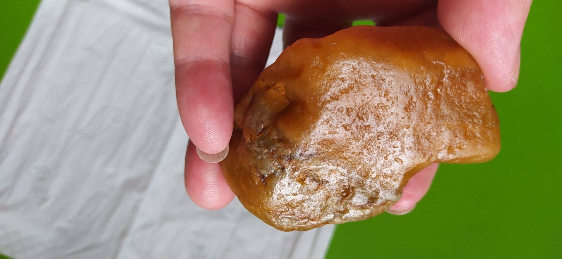 107克精品寿山结晶流水纹老黄田黄原石