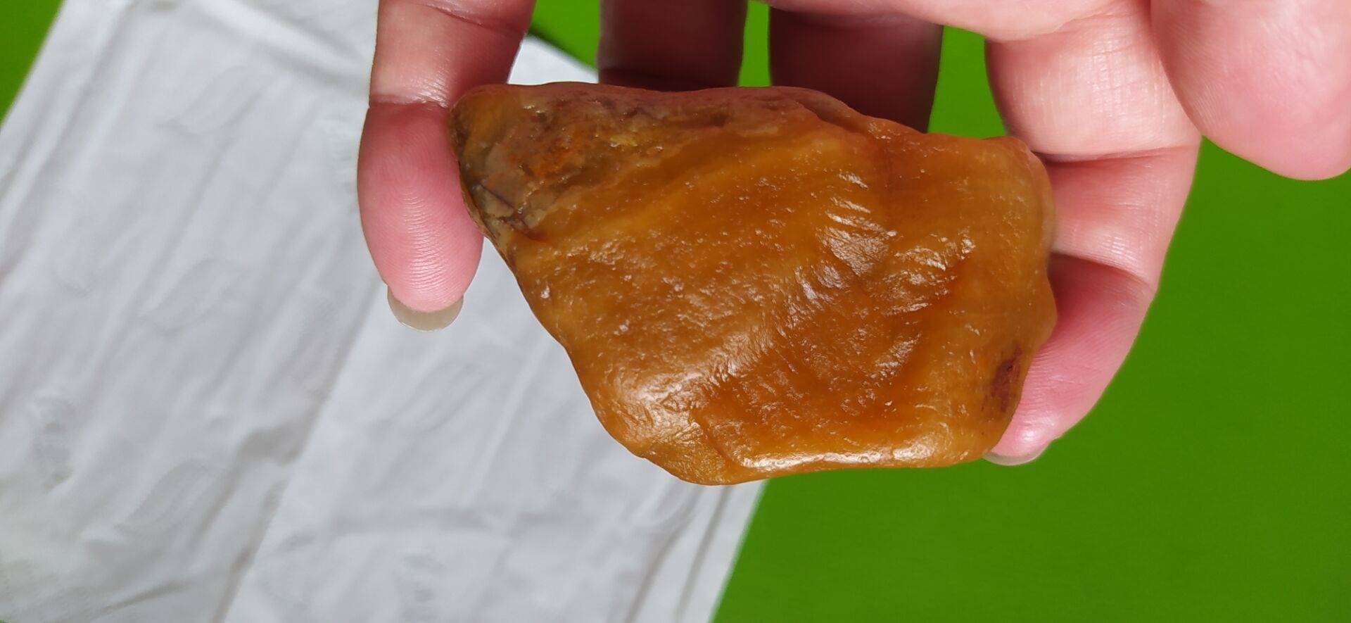 107克精品寿山结晶流水纹老黄田黄原石