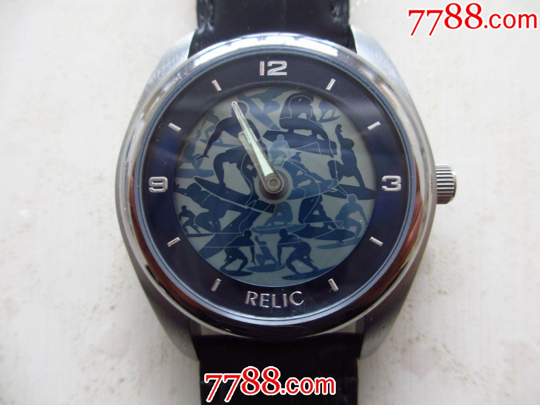 美国名表全屏变化体育图案【relic】男士石英腕表!