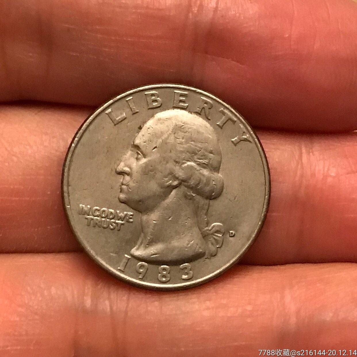 1983年美国硬币25美分