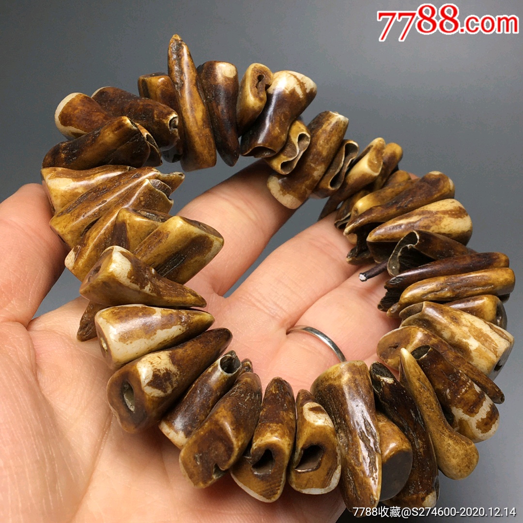 难得河马牙手串.交友价588包邮,不用讲价,手慢无-牙制饰品-7788文玩