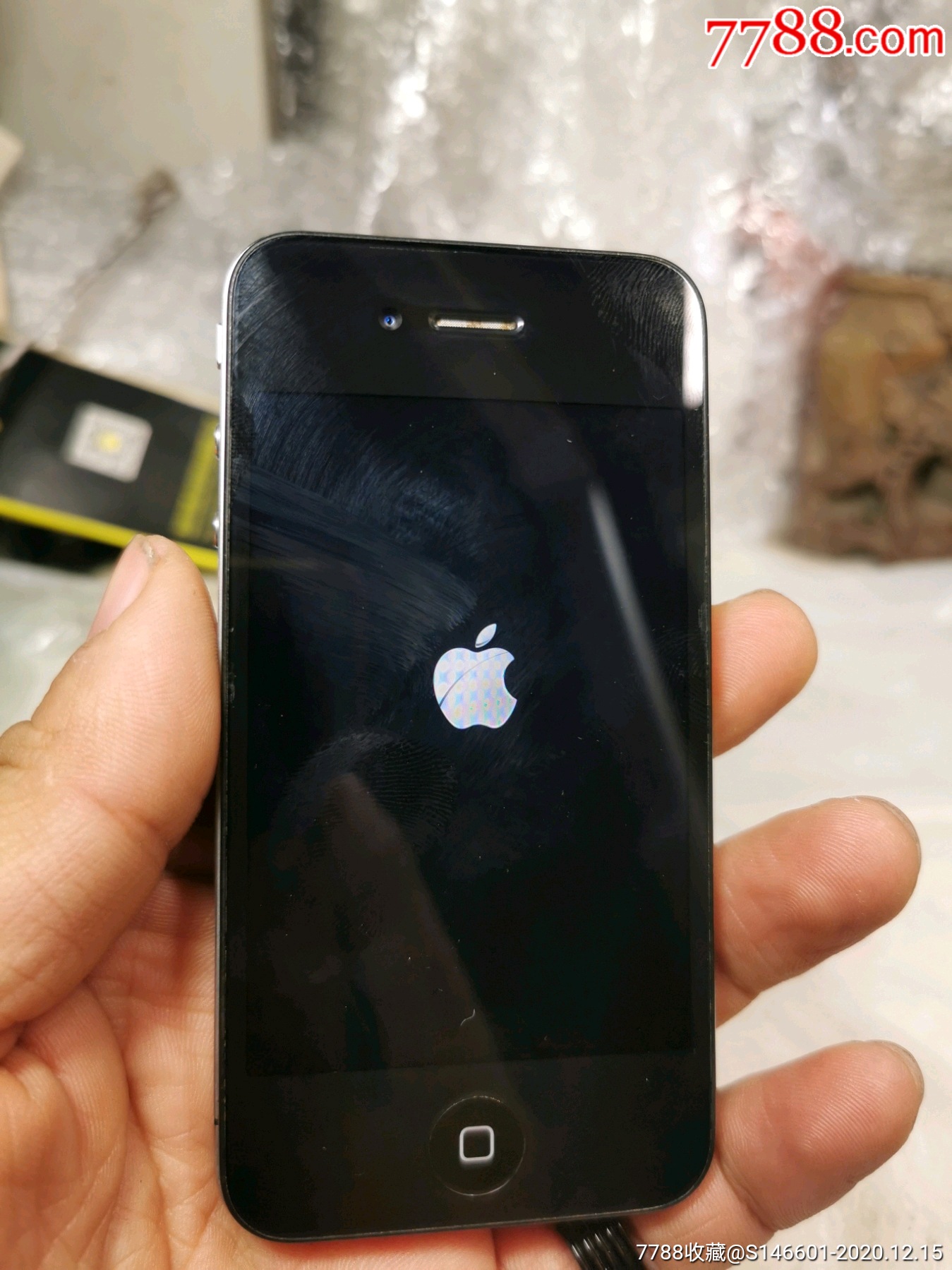 好品苹果4代型号a1332手机开机就显示图1