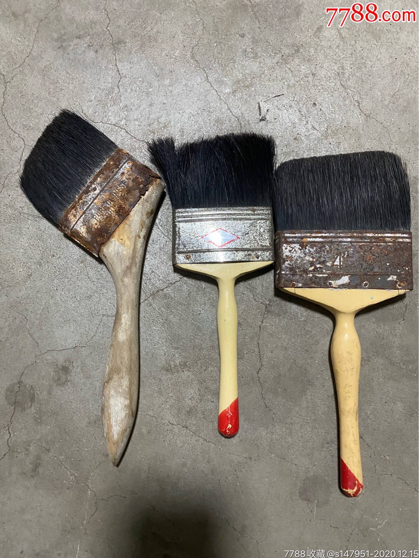 刷子三把二手旧货怀旧收藏影视道具